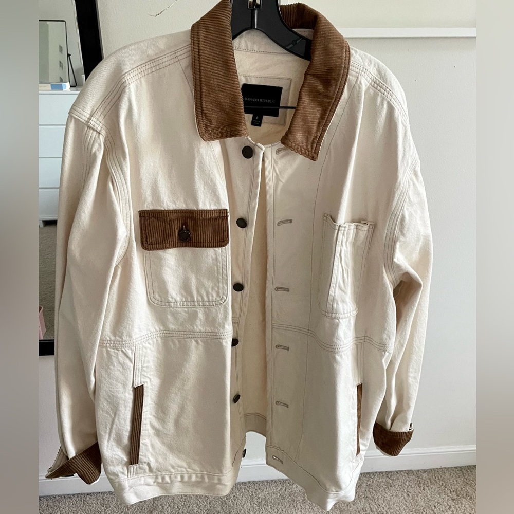 Vintage Canvas and Corduroy Jacket